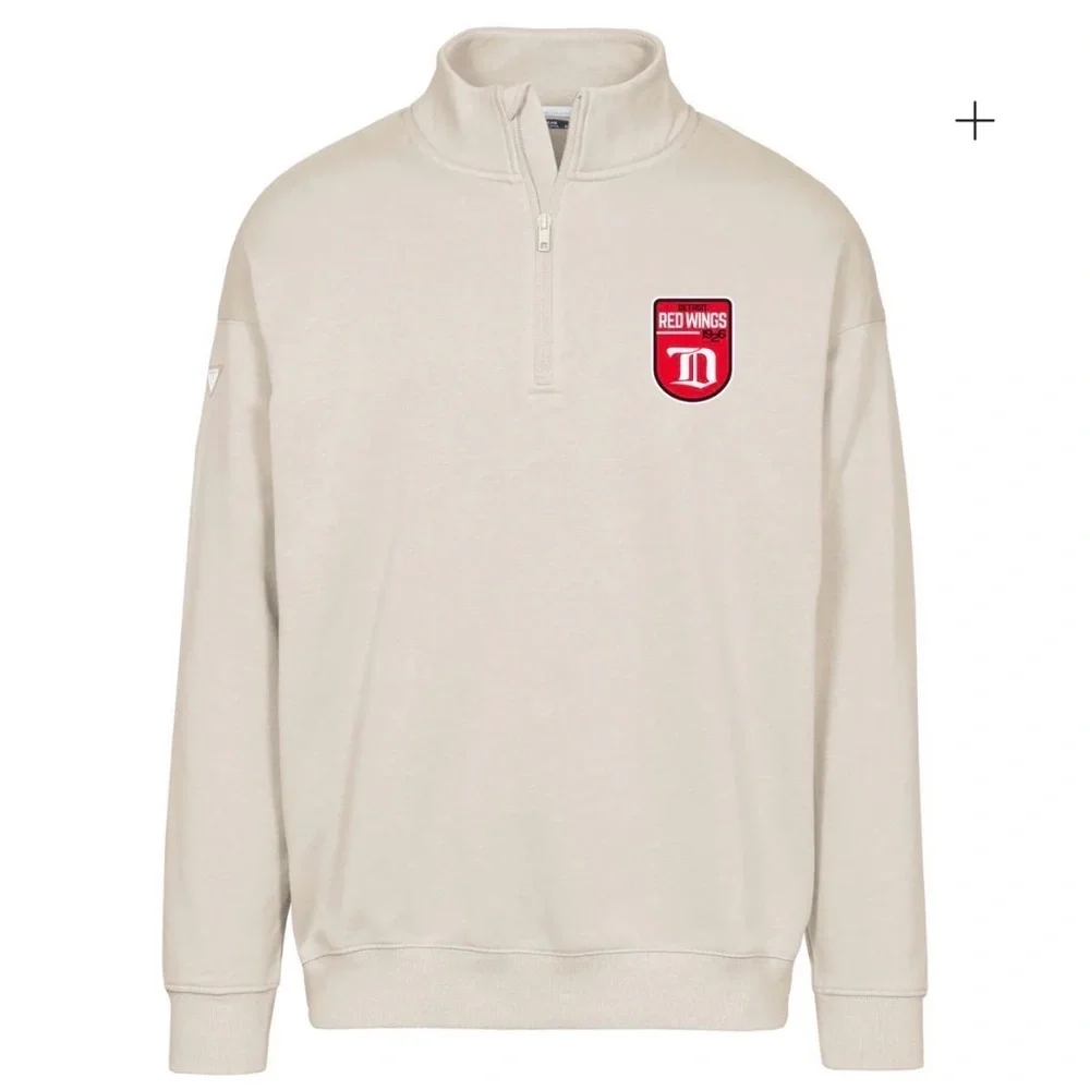 LEVELWEAR Detroit Red Wings - NHL Vintage Murray Retro Patch Quarter Zip